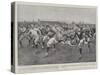 The International Rugby Football Match at Dublin, a Rush by the Irish Forwards-Frank Dadd-Stretched Canvas