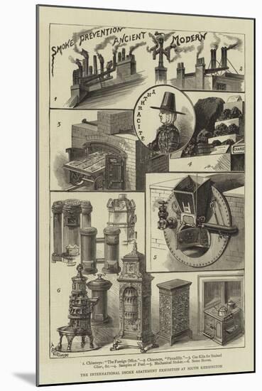 The International Smoke Abatement Exhibition at South Kensington-null-Mounted Giclee Print