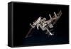 The International Space Station and Docked Space Shuttle Endeavour-null-Framed Stretched Canvas