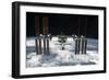 The International Space Station in Orbit Above Earth-null-Framed Photographic Print