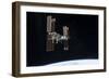 The International Space Station in Orbit Above Earth-null-Framed Photographic Print