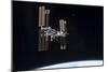 The International Space Station in Orbit Above Earth-null-Mounted Photographic Print