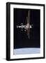 The International Space Station in Orbit Above Earth-null-Framed Photographic Print