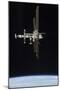 The International Space Station in Orbit Above Earth-null-Mounted Photographic Print