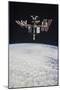 The International Space Station in Orbit Above Earth-null-Mounted Photographic Print