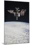 The International Space Station in Orbit Above Earth-null-Mounted Photographic Print