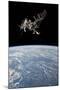 The International Space Station in Orbit Above Earth-null-Mounted Photographic Print