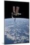 The International Space Station in Orbit Above Earth-null-Mounted Photographic Print