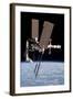 The International Space Station in Orbit Above Earth-null-Framed Photographic Print