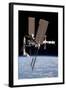 The International Space Station in Orbit Above Earth-null-Framed Photographic Print