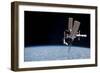 The International Space Station in Orbit Above Earth-null-Framed Photographic Print