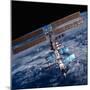 The International Space Station, Photographed by an Astronaut Aboard the Space Shuttle Discovery-null-Mounted Photographic Print