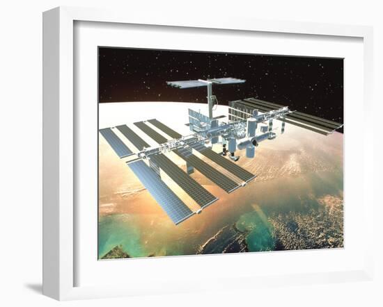 The International Space Station-null-Framed Photographic Print