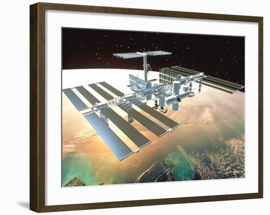 The International Space Station-null-Framed Photographic Print