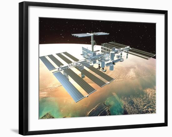 The International Space Station-null-Framed Photographic Print