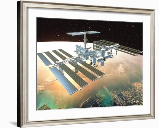 The International Space Station-null-Framed Photographic Print