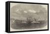 The International Yacht-Match, Returning to the Narrows in New York Harbour-Edwin Weedon-Framed Stretched Canvas