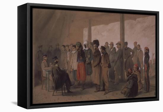 The Interrogation, 1855-Vasily Timm-Framed Stretched Canvas