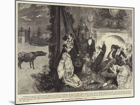 The Interrupted Ghost Story-Frederick Barnard-Mounted Giclee Print
