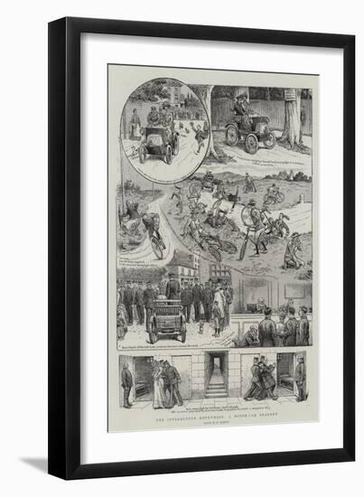 The Interrupted Honeymoon, a Motor-Car Tragedy-William Ralston-Framed Giclee Print