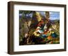 The Interrupted Pilgrimage (The Sick Pilgri), 1858-Ferdinand Georg Waldmüller-Framed Giclee Print