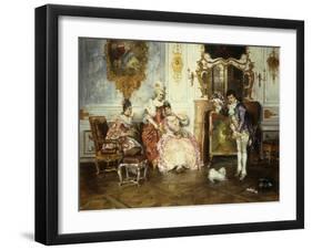 The Interrupted Proposal-Leopold Schmutzler-Framed Giclee Print