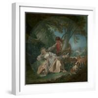 The Interrupted Sleep, 1750-Francois Boucher-Framed Giclee Print