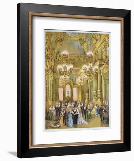 The Interval at the Opera Garnier. c.1875-null-Framed Giclee Print