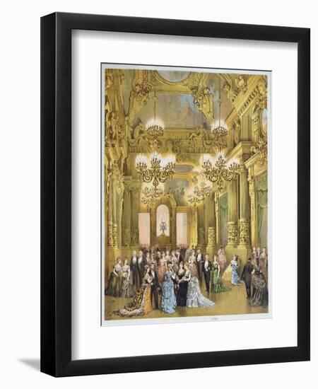 The Interval at the Opera Garnier. c.1875-null-Framed Giclee Print