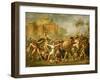 The Intervention of the Sabine Women, 1799-Jacques-Louis David-Framed Giclee Print