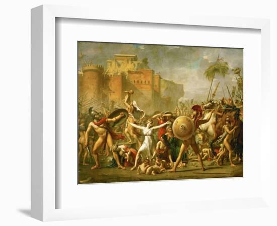 The Intervention of the Sabine Women, 1799-Jacques-Louis David-Framed Giclee Print