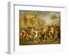 The Intervention of the Sabine Women, 1799-Jacques-Louis David-Framed Giclee Print