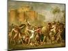 The Intervention of the Sabine Women, 1799-Jacques-Louis David-Mounted Giclee Print