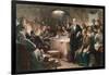 The Intervention of Vladimir Lenin (1870-1924) at the 2nd Congress of the R.S.D.R.P. in 1903-Sergei Arsenevich Vinogradov-Framed Giclee Print