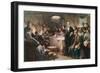 The Intervention of Vladimir Lenin (1870-1924) at the 2nd Congress of the R.S.D.R.P. in 1903-Sergei Arsenevich Vinogradov-Framed Giclee Print