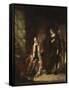 The Interview of Milton with Galileo-Charles Lucy-Framed Stretched Canvas