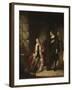 The Interview of Milton with Galileo-Charles Lucy-Framed Giclee Print