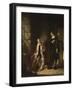 The Interview of Milton with Galileo-Charles Lucy-Framed Giclee Print