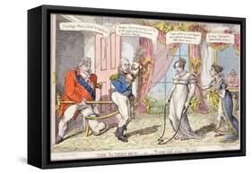 The Interview or Miss Out of Her Teens, 1816-null-Framed Stretched Canvas