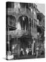 The Intricate Iron Work Balconies of New Orleans' French Quarter-null-Stretched Canvas