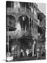 The Intricate Iron Work Balconies of New Orleans' French Quarter-null-Stretched Canvas