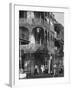 The Intricate Iron Work Balconies of New Orleans' French Quarter-null-Framed Premium Photographic Print