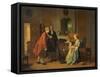 The Introduction, 1865-Jean Carolus-Framed Stretched Canvas