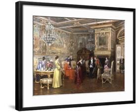 The Introduction, 1892-Georges Jules Auguste Cain-Framed Giclee Print