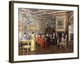 The Introduction, 1892-Georges Jules Auguste Cain-Framed Giclee Print