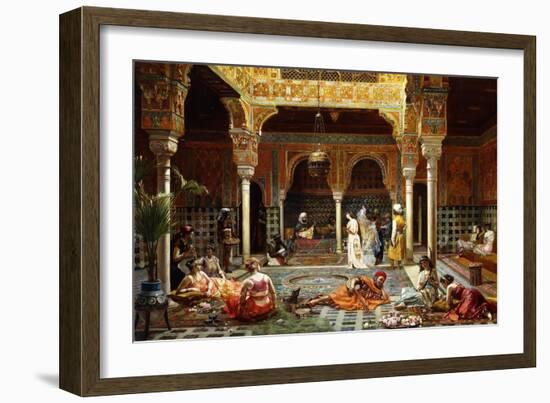 The Introduction after the Bath, 1889-Filippo Baratti-Framed Giclee Print