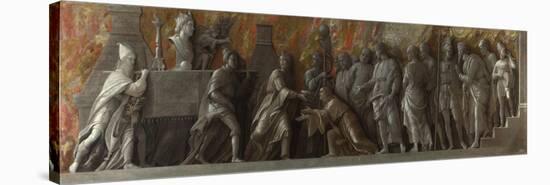 The Introduction of the Cult of Cybele at Rome, C. 1505-Andrea Mantegna-Stretched Canvas