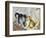 The Introduction: Silver and Ginger Kittens-Julius Adam-Framed Giclee Print