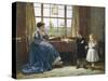 The Introduction-George Goodwin Kilburne-Stretched Canvas