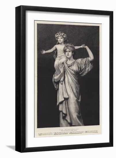 The Introduction-Herbert Gustave Schmalz-Framed Giclee Print